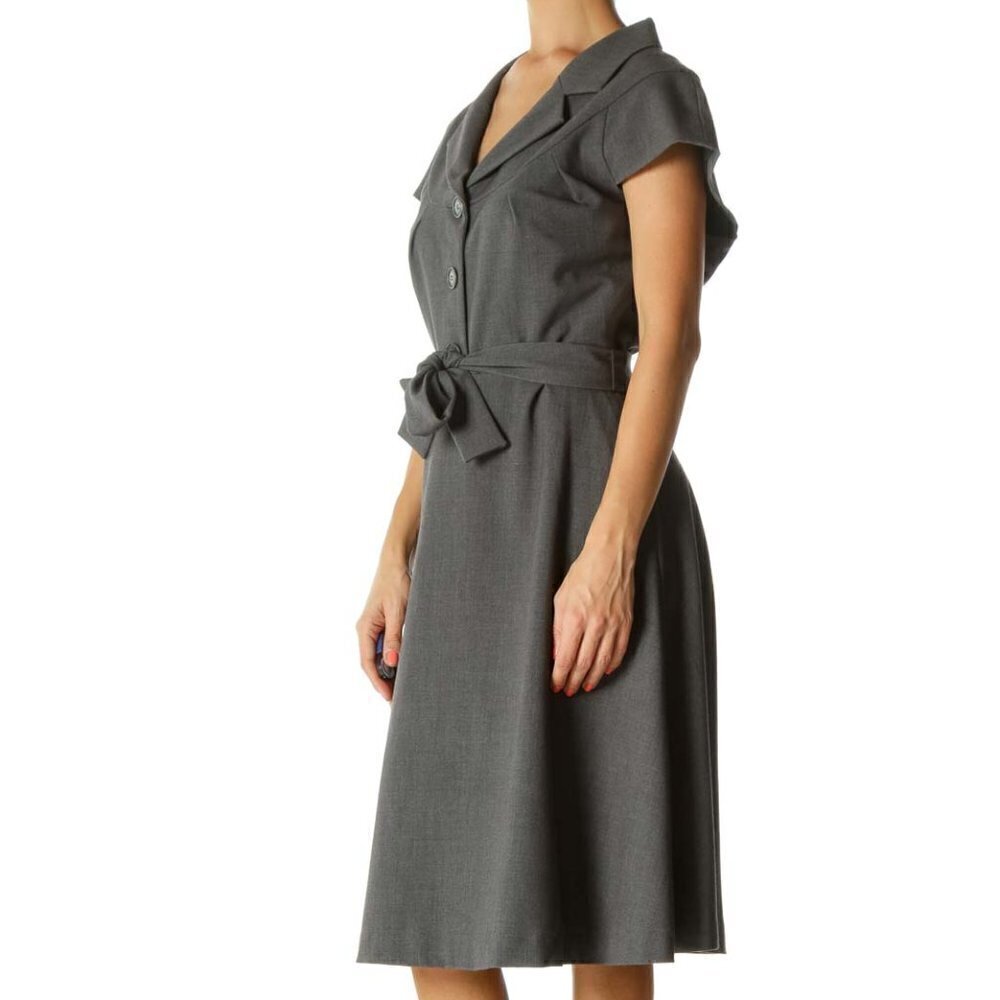 Calvin Klein Gray Work Dress - Picture 3 of 3